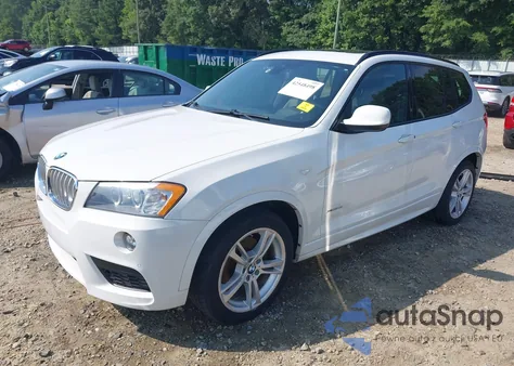 2014 BMW X3 xDrive28I z USA, uszkodzony, nr VIN 5UXWX9C59E0D32464